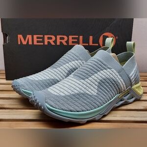 Merrell Womens Glacier Grey Laceless Athletic Shoes Size 6.5